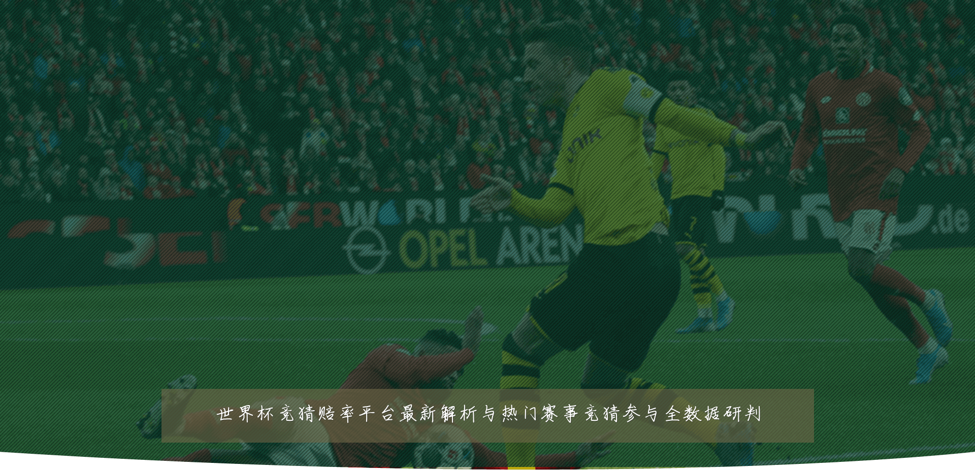 世界杯竞猜赔率平台最新解析与热门赛事竞猜参与全数据研判